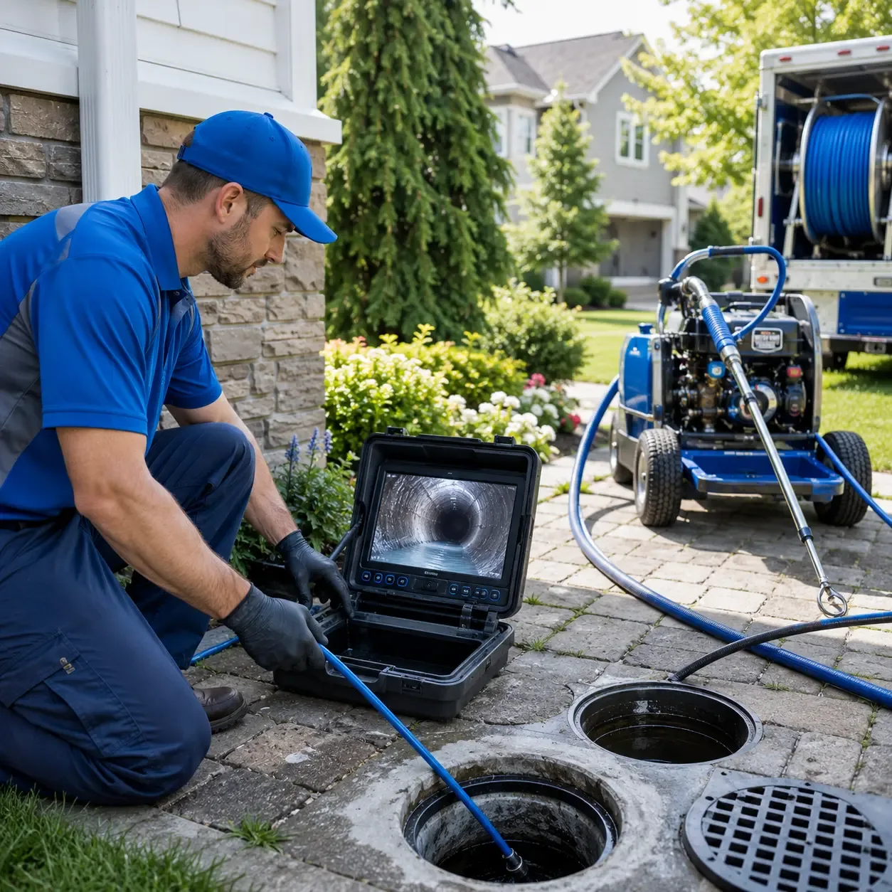 Outdoor drain cleaning professionals serving Lenox, AL